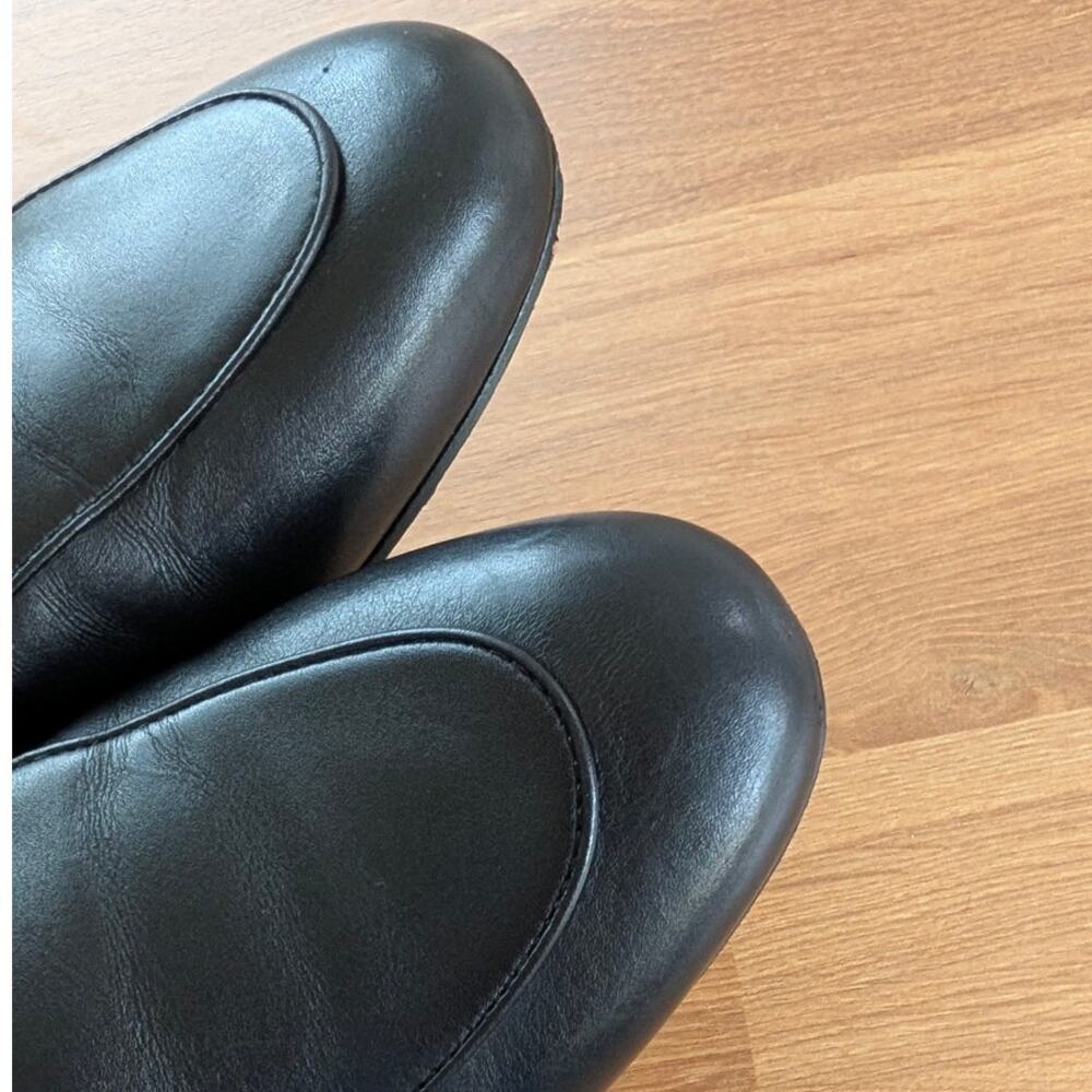 Gucci Princetown Leather Mule Loafer Slipper Womens EU 38/US 8 Black Italy Flat - Picture 3 of 12